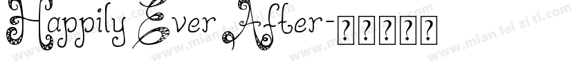 Happily Ever After字体转换